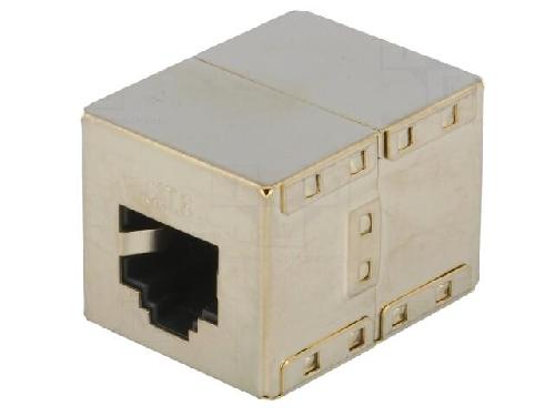 Cable - Connectique Pour Peripherique Coupleur RJ45 femelle droit Cat.6