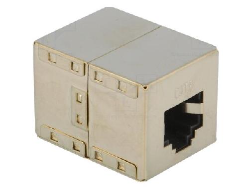 Cable - Connectique Pour Peripherique Coupleur RJ45 femelle droit Cat.6