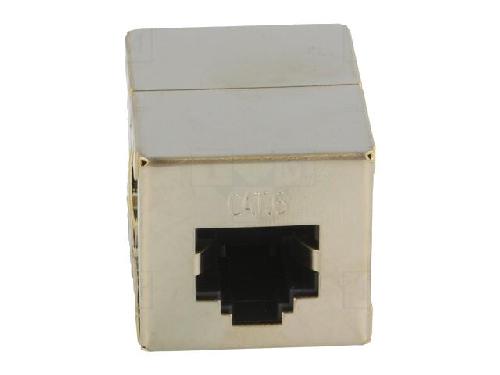 Cable - Connectique Pour Peripherique Coupleur RJ45 femelle droit Cat.6