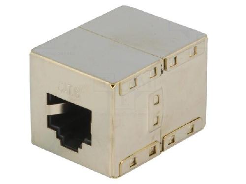 Cable - Connectique Pour Peripherique Coupleur RJ45 femelle droit Cat.6