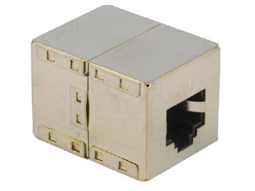 Cable - Connectique Pour Peripherique Coupleur RJ45 femelle droit Cat.6