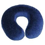 Coussin anatomique latex tour de cou - effet memoire bleu