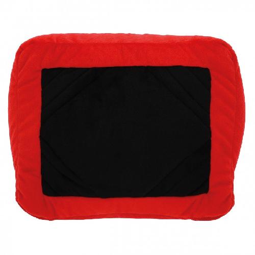 Cale Dos - Repose-tete Coussin Porte-Tablette Et Sacoche De Rangement Happyconfort 3en1 -SCT rouge