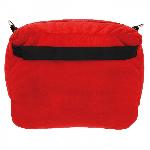 Cale Dos - Repose-tete Coussin Porte-Tablette Et Sacoche De Rangement Happyconfort 3en1 -SCT rouge