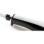 Blender Couteau électrique - DOMO - Lames dentelées en acier inoxydable - 590 gr - 150W - Noir / Blanc