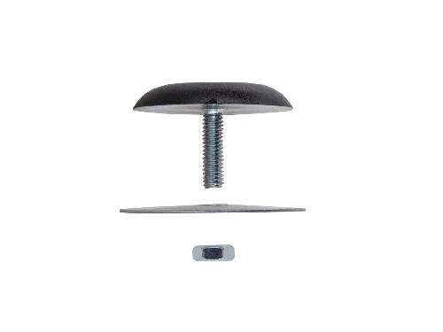 Adaptateurs Antenne Couvre-trou antenne D30mm noir