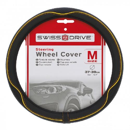 Couvre-volant Couvre-Volant Centauro 37-39cm Noir et Jaune - Swiss Drive