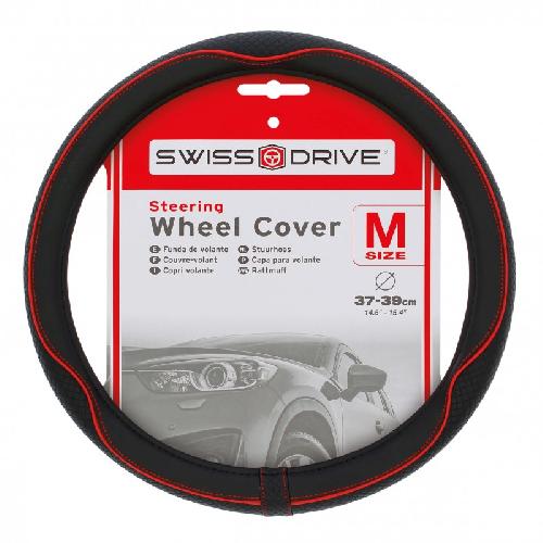 Couvre-volant Couvre-Volant Centauro 37-39cm Noir et Rouge - Swiss Drive