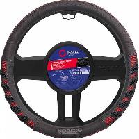 Couvre-volant Grip - Noir et Rouge