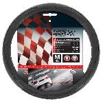 Couvre-volant Couvre volant M 37-39cm - Noir carbone Surpiqure noire - RaceSport