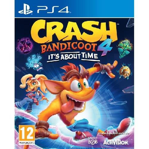 Jeu Playstation 4 Crash Bandicoot 4 - It's About Time Jeu PS4 -Upgrade Gratuit pour PS5-