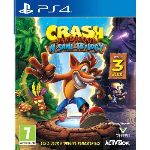 Jeu Playstation 4 Crash Bandicoot N-SANE Trilogy Jeu PS4