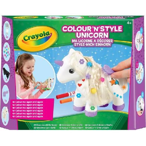 Jeu De Coloriage - Dessin - Pochoir Crayola - Ma licorne a décorer - Fille - Multicolore - A partir de 4 ans