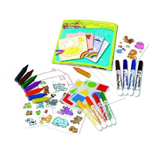 Jeu De Mode - Couture - Stylisme Crayola - Mini Kids - Mon premier coffret de coloriage et de gommettes - Coloriage pour enfant et tout petit