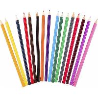 Crayon De Couleur - Craie Grasse 12x Trousse crayon avec 16 couleurs