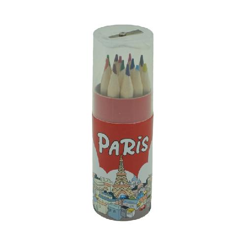 Crayon De Couleur - Craie Grasse Crayons de couleurs Paris rouge