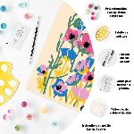 Jeu De Coloriage - Dessin - Pochoir CreaArt Poppy - 20x20 cm - Edition limitée Jolane - Peinture au numéro Adulte - Des 12 ans - Décoration murale - RAVENSBURGER