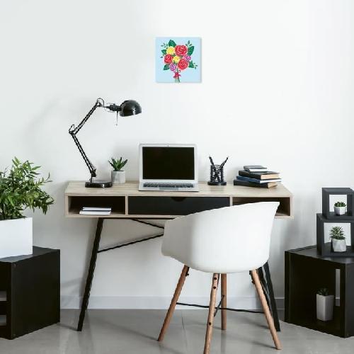 Peinture Au Numero CreArt 20x20 cm Bouquet de roses. Loisir creatif. Adulte. Peinture par numeros. 25520. Ravensburger