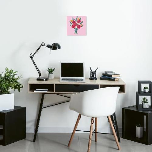 Peinture Au Numero CreArt 20x20 cm Poppy bouquet. Loisir creatif. Adulte. Peinture par numeros. 25519. Ravensburger