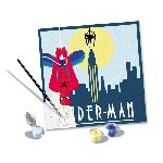 Peinture Au Numero CreArt 20x20 cm Spider Man. Loisir creatif. 23891. Ravensburger