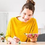 Peinture Au Numero CreArt 20x20 cm Spider Man. Loisir creatif. 23891. Ravensburger