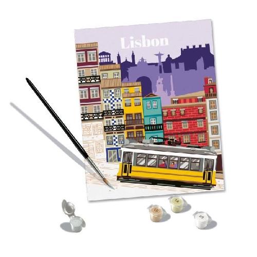 Peinture Au Numero CreArt 24x30 cm Lisbon. Activite detente et creative. 25522. Ravensburger