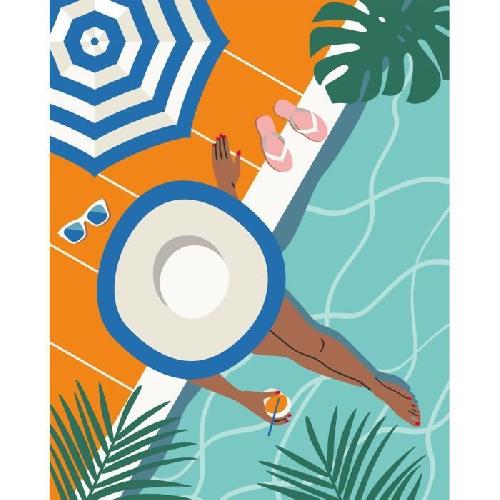 Peinture Au Numero CreArt 24x30 cm Pool Time. Adulte. Peinture par numeros. 25523. Ravensburger