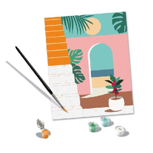 Peinture Au Numero CreArt 24x30 cm Vacation Mode. Adulte. Peinture par numeros. 25524. Ravensburger