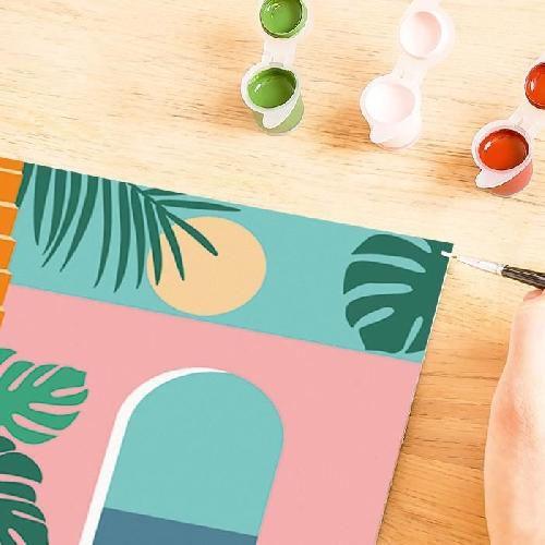 Peinture Au Numero CreArt 24x30 cm Vacation Mode. Adulte. Peinture par numeros. 25524. Ravensburger