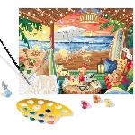 Peinture Au Numero CreArt 30x40 cm - Cozy Cabana - Serie B Numero d'art - 00020276 - Des 12 ans
