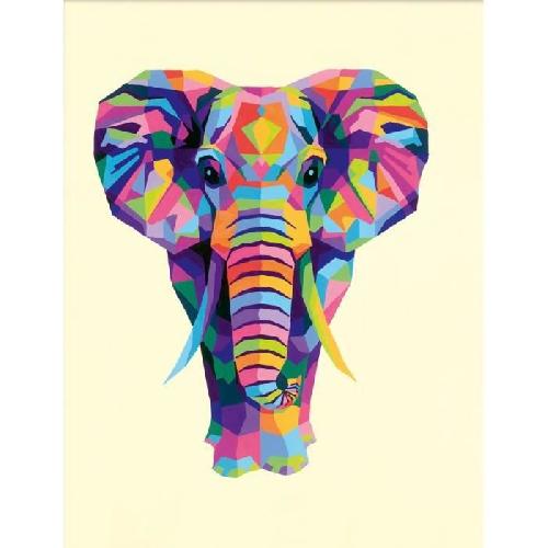 Jeu De Peinture CreArt Elephant 24x30 cm - Peinture par numéros ? Des 12 ans ? Ravensburger - 28995