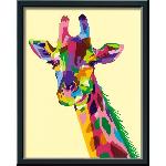 Jeu De Peinture CreArt Girafe 24x30 cm - Peinture par numéros ? Des 12 ans ? Ravensburger - 28993