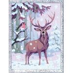 Peinture Au Numero CreArt Kids 18x24cm Cerf romantique. Kit de peinture par numeros Numero d'Art. Des 9 ans. 25831. Ravensburger
