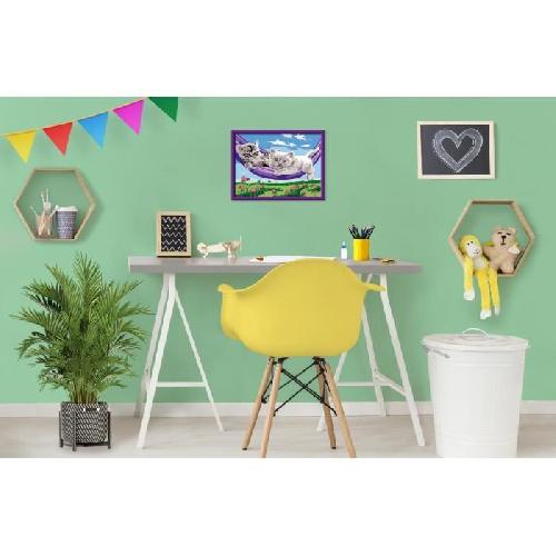 Peinture Au Numero CreArt Kids 18x24cm Chatons dans le hamac. Kit de peinture par numeros Numero d'Art. Des 9 ans. 25828. Ravensburger