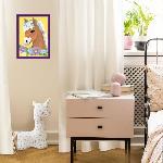 Peinture Au Numero CreArt Kids 18x24cm Cheval fleuri. Kit de peinture par numeros Numero d'Art. Des 7 ans. 25906. Ravensburger