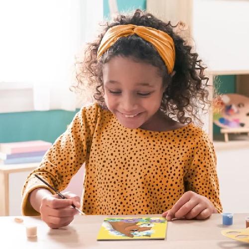 Peinture Au Numero CreArt Kids 18x24cm Cheval fleuri. Kit de peinture par numeros Numero d'Art. Des 7 ans. 25906. Ravensburger