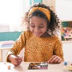 Peinture Au Numero CreArt Kids 18x24cm Chevaux au coucher du soleil. Kit de peinture par numeros Numero d'Art. Des 9 ans. 25809. Ravensburger