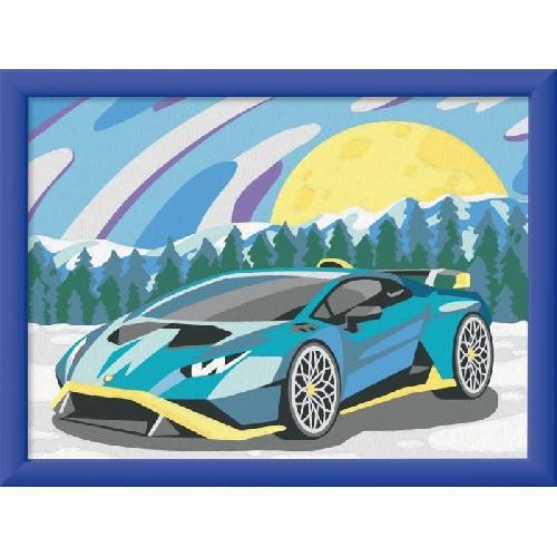 Peinture Au Numero CreArt Kids 18x24cm Lamborghini. Kit de peinture par numeros Numero d'Art. Des 7 ans. 25842. Ravensburger