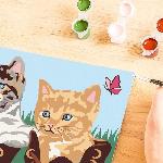Peinture Au Numero CreArt Kids 18x24cm. Numero d'Art. Chatons et Chaussures. Kit de peinture par numeros Numero d'Art. Des 7 ans. 25528. Ravensburger