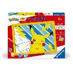 Peinture Au Numero CreArt Kids 18x24cm Pikachu Eclair. Kit de peinture par numeros Numero d'Art. Des 7 ans. 25905. Ravensburger