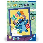 Peinture Au Numero CreArt Kids 18x24cm Stitch. Kit de peinture par numeros Numero d'Art. Des 7 ans. 25844. Ravensburger