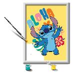 Peinture Au Numero CreArt Kids 18x24cm Stitch. Kit de peinture par numeros Numero d'Art. Des 7 ans. 25844. Ravensburger