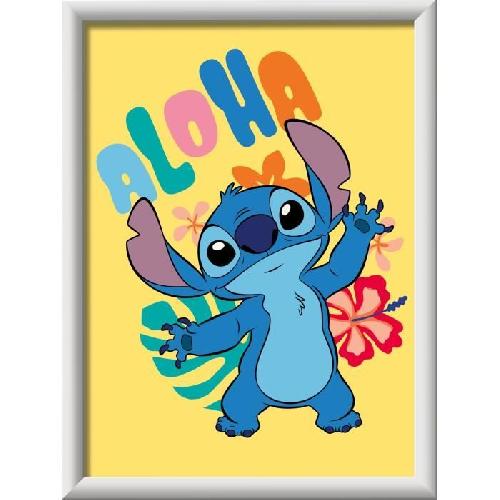 Peinture Au Numero CreArt Kids 18x24cm Stitch. Kit de peinture par numeros Numero d'Art. Des 7 ans. 25844. Ravensburger