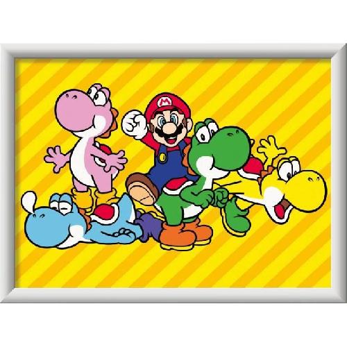 Peinture Au Numero CreArt Kids 18x24cm Super Mario. Kit de peinture par numeros Numero d'Art. Des 7 ans. 25529. Ravensburger