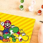 Peinture Au Numero CreArt Kids 18x24cm Super Mario. Kit de peinture par numeros Numero d'Art. Des 7 ans. 25529. Ravensburger