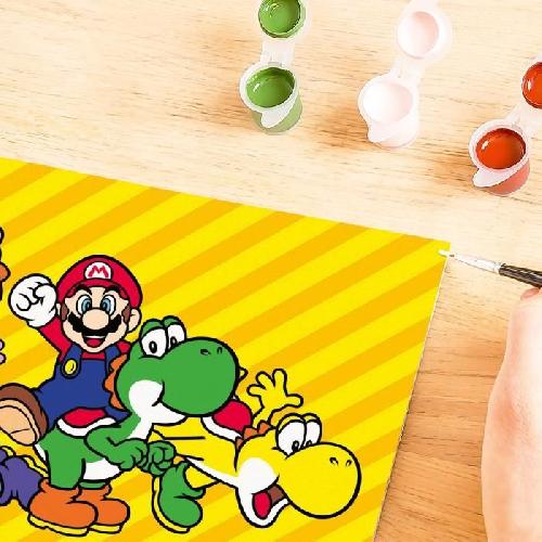Peinture Au Numero CreArt Kids 18x24cm Super Mario. Kit de peinture par numeros Numero d'Art. Des 7 ans. 25529. Ravensburger