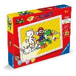 Peinture Au Numero CreArt Kids 18x24cm Super Mario. Kit de peinture par numeros Numero d'Art. Des 7 ans. 25529. Ravensburger