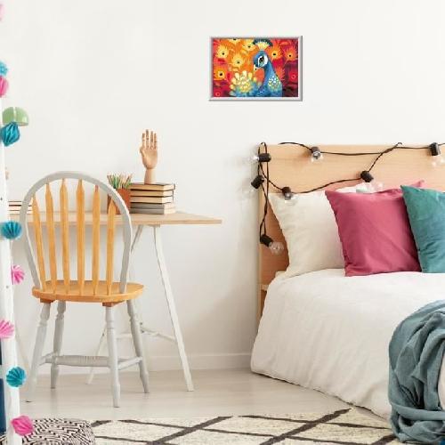 Peinture Au Numero CreArt Kids 31x21cm Paon. Kit de peinture par numeros Numero d'Art. Des 9 ans. 25907. Ravensburger