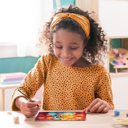 Peinture Au Numero CreArt Kids 31x21cm Paon. Kit de peinture par numeros Numero d'Art. Des 9 ans. 25907. Ravensburger