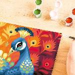 Peinture Au Numero CreArt Kids 31x21cm Paon. Kit de peinture par numeros Numero d'Art. Des 9 ans. 25907. Ravensburger